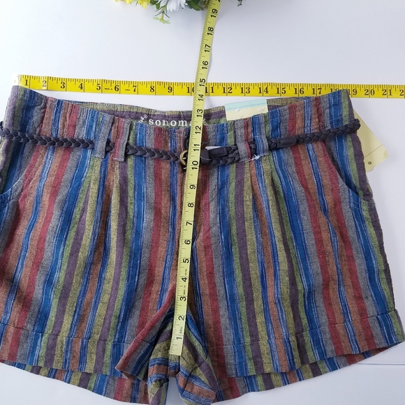 Sonoma Modern Fit Cotton/Linen Shorts Sz 16 NWT - Picture 6 of 8